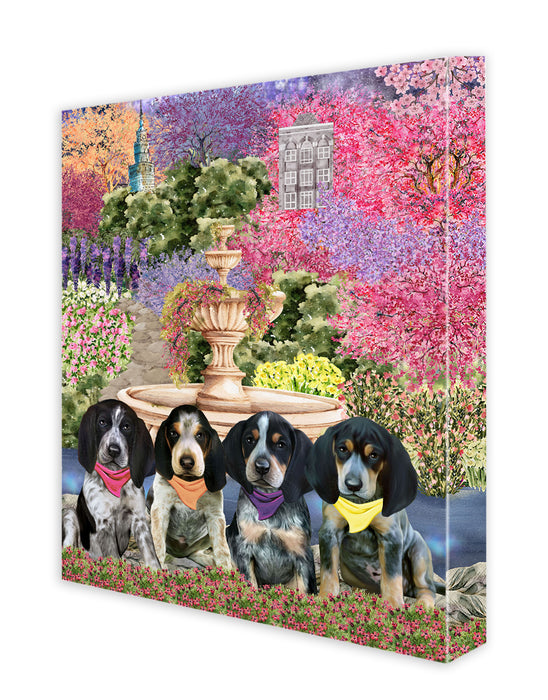 Bluetick Coonhound Wall Art Canvas, Explore a Variety of Designs, Personalized Digital Painting, Custom, Ready to Hang Room Decor, Gift for Dog and Pet Lovers