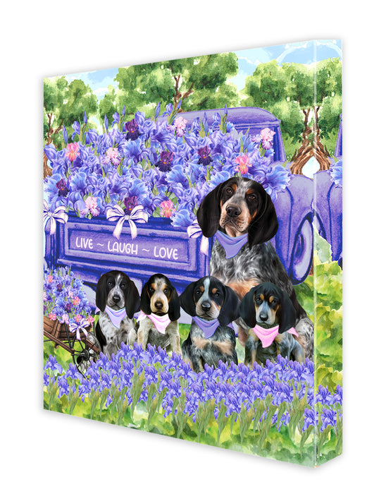 Bluetick Coonhound Canvas: Explore a Variety of Designs, Custom, Personalized, Digital Art Wall Painting, Ready to Hang Room Decor, Gift for Dog and Pet Lovers