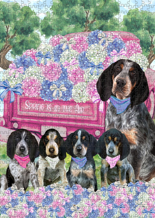 Bluetick Coonhound Jigsaw Puzzle: Explore a Variety of Personalized Designs, Interlocking Puzzles Games for Adult, Custom, Dog Lover's Gifts
