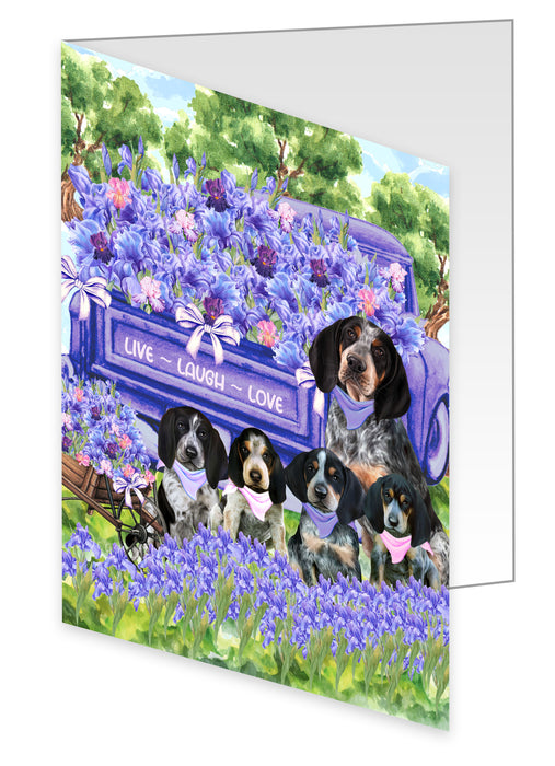 Bluetick Coonhound Greeting Cards & Note Cards, Explore a Variety of Custom Designs, Personalized, Invitation Card with Envelopes, Gift for Dog and Pet Lovers