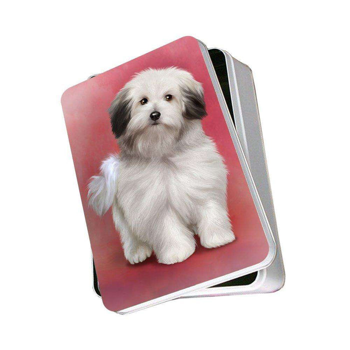 Bolognese Dog Photo Storage Tin
