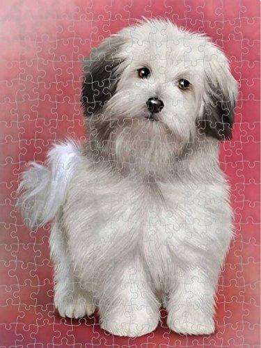 Bolognese Dog Puzzle with Photo Tin