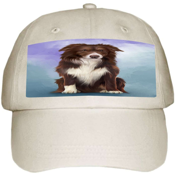 Border Collie Dog Ball Hat Cap HAT48612