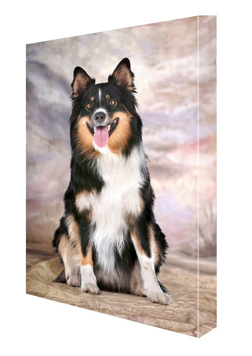 Border Collie Dog Canvas 18 x 24