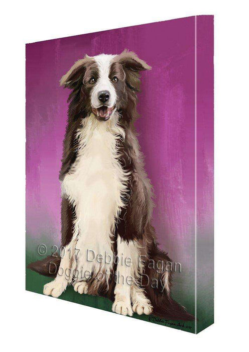 Border Collie Dog Canvas Wall Art