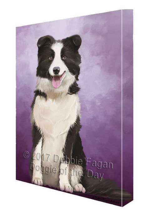 Border Collie Dog Canvas Wall Art