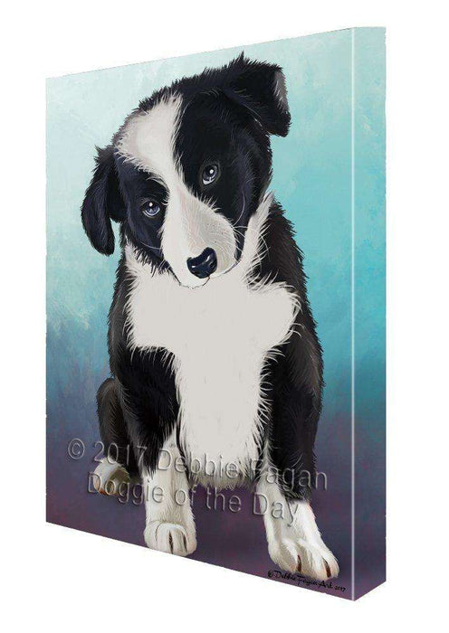 Border Collie Dog Canvas Wall Art