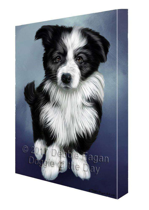 Border Collie Dog Canvas Wall Art