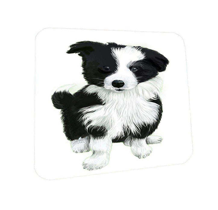 Border Collie Dog Coasters Set of 4