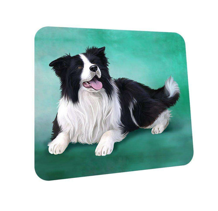 Border Collie Dog Coasters Set of 4
