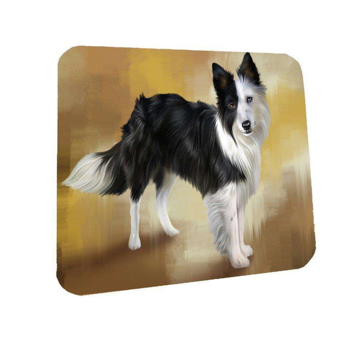 Border Collie Dog Coasters Set of 4