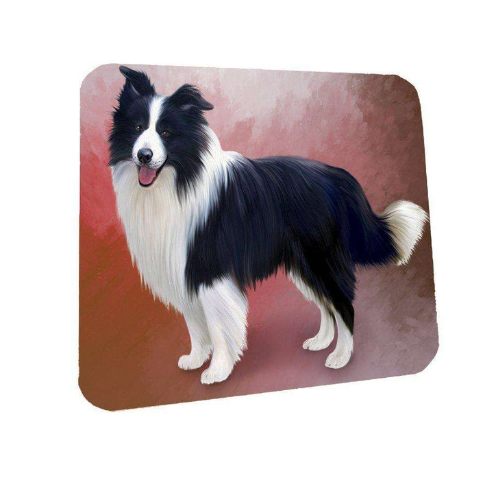 Border Collie Dog Coasters Set of 4