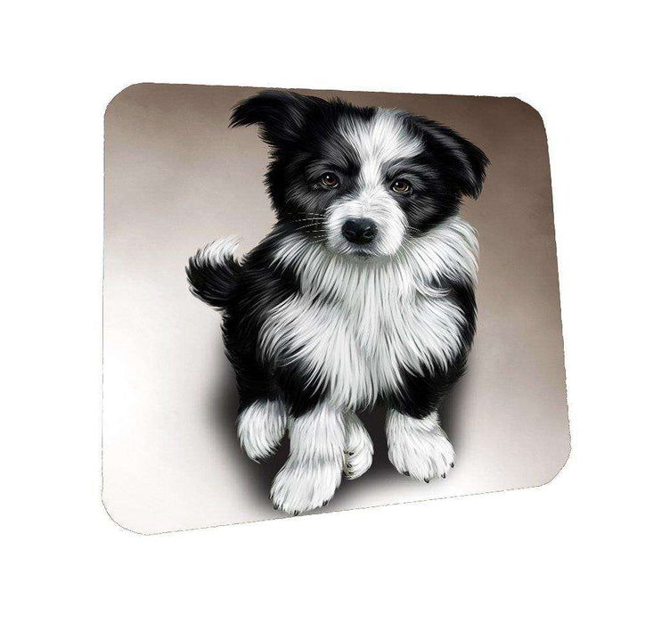 Border Collie Dog Coasters Set of 4