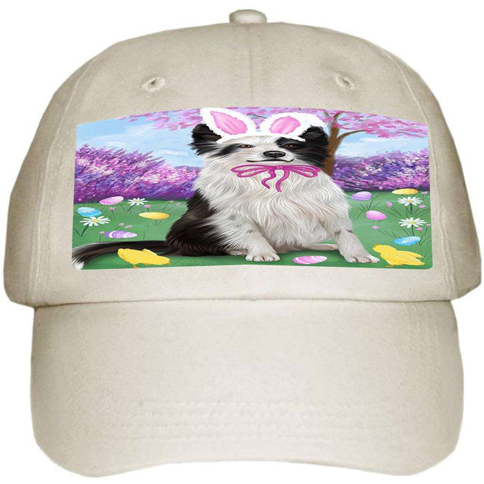 Border Collie Dog Easter Holiday Ball Hat Cap HAT50895