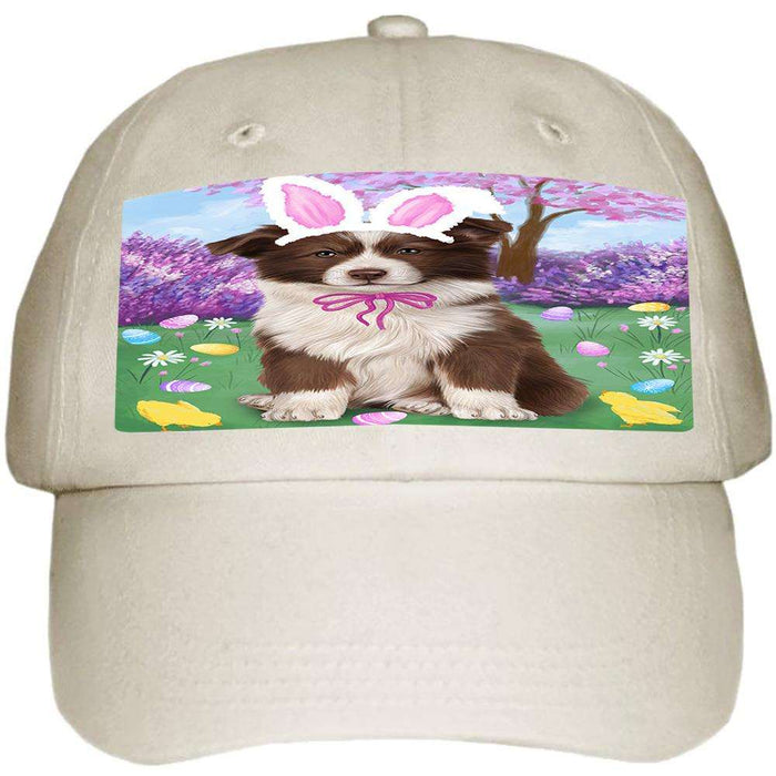 Border Collie Dog Easter Holiday Ball Hat Cap HAT50901