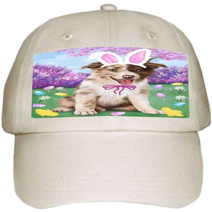 Border Collie Dog Easter Holiday Ball Hat Cap HAT50907