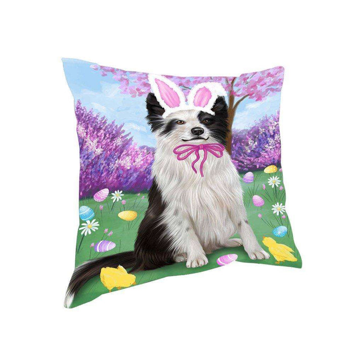 Border Collie Dog Easter Holiday Pillow PIL52072