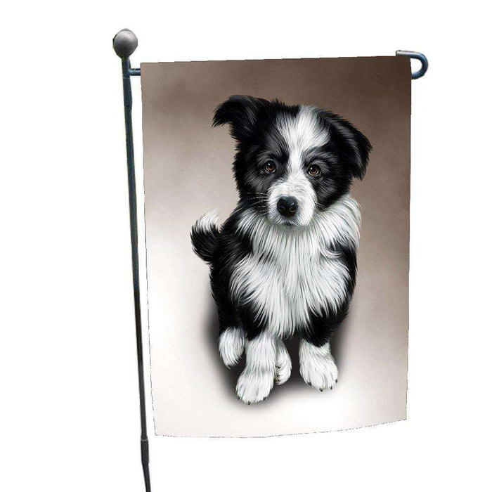 Border Collie Dog Garden Flag