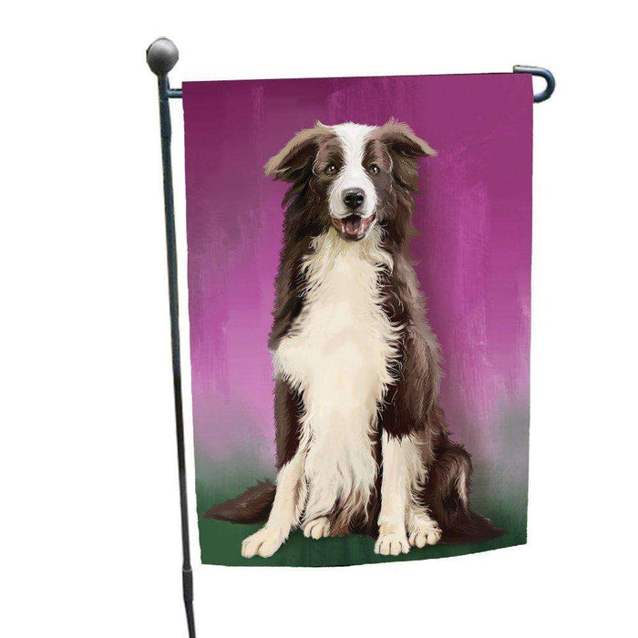 Border Collie Dog Garden Flag