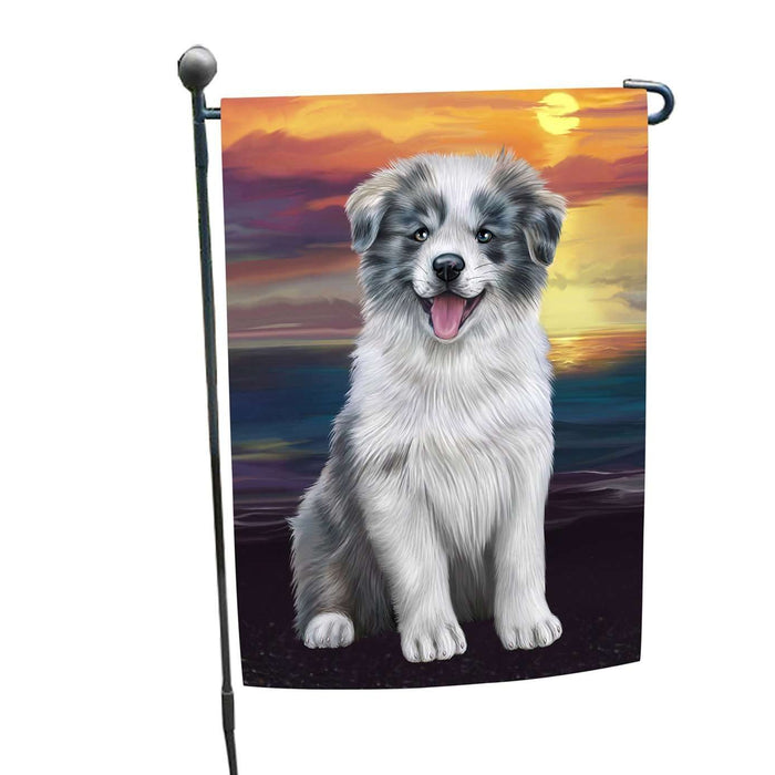 Border Collie Dog Garden Flag