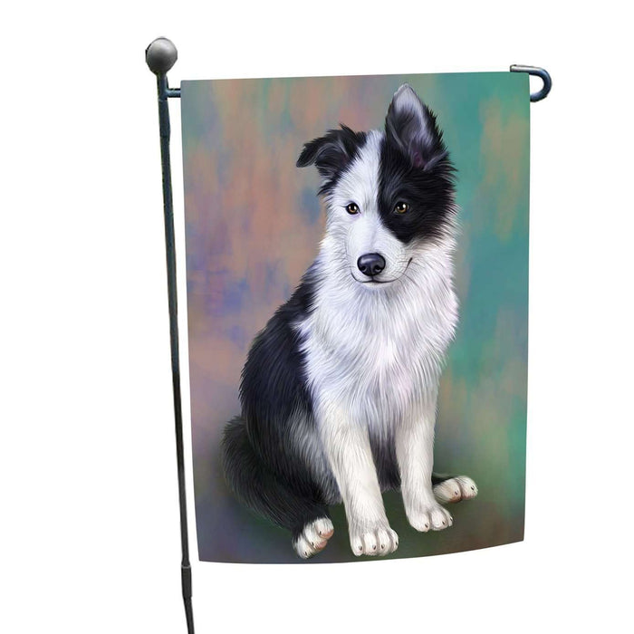 Border Collie Dog Garden Flag