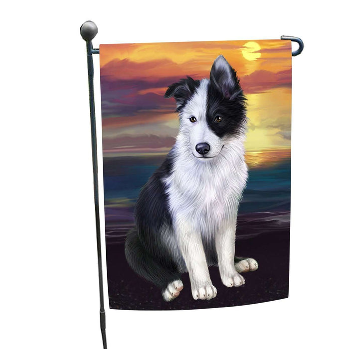 Border Collie Dog Garden Flag