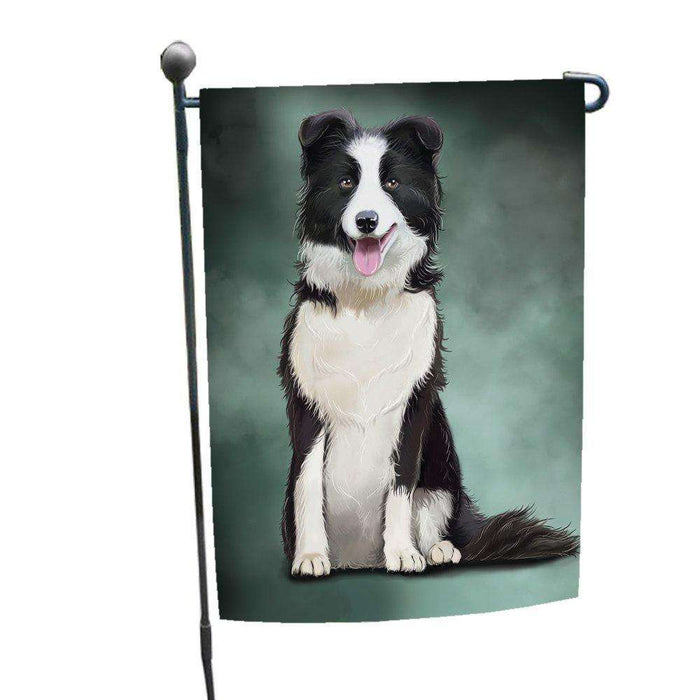 Border Collie Dog Garden Flag