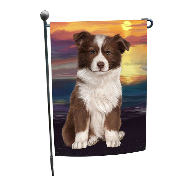 Border Collie Dog Garden Flag