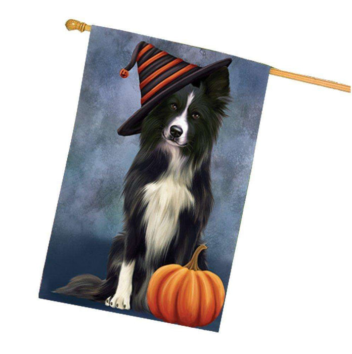 Border Collie Dog House Flag HF057