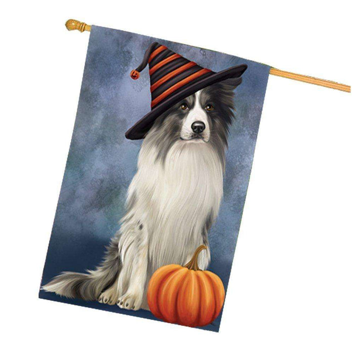 Border Collie Dog House Flag HF059