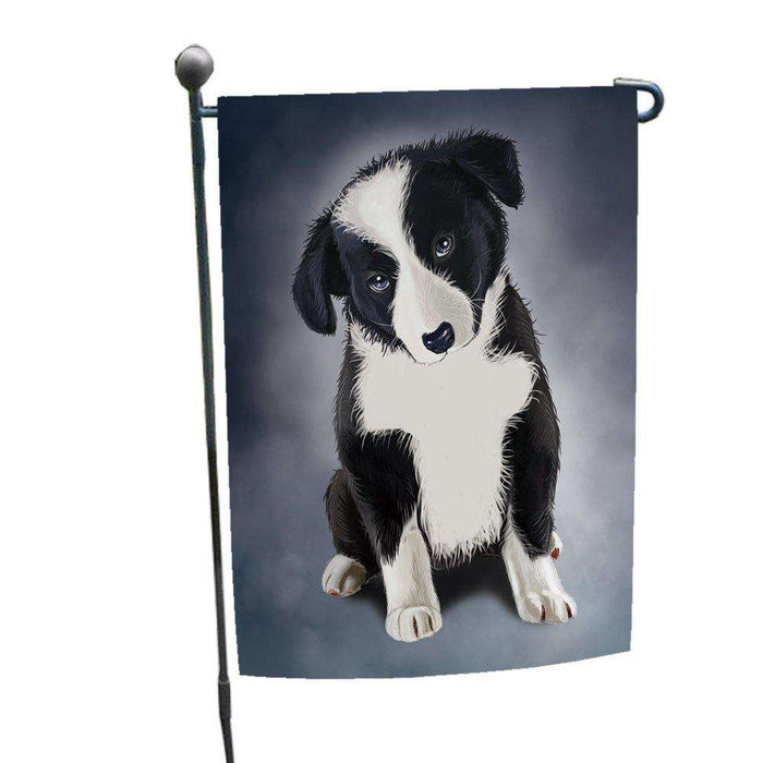 Border Collie Puppy Dog Garden Flag