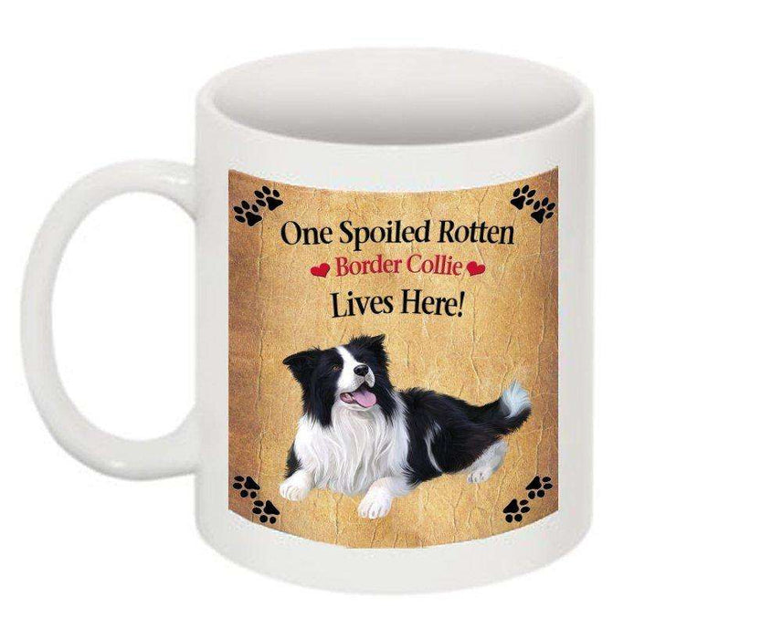 Border Collie Spoiled Rotten Dog Mug