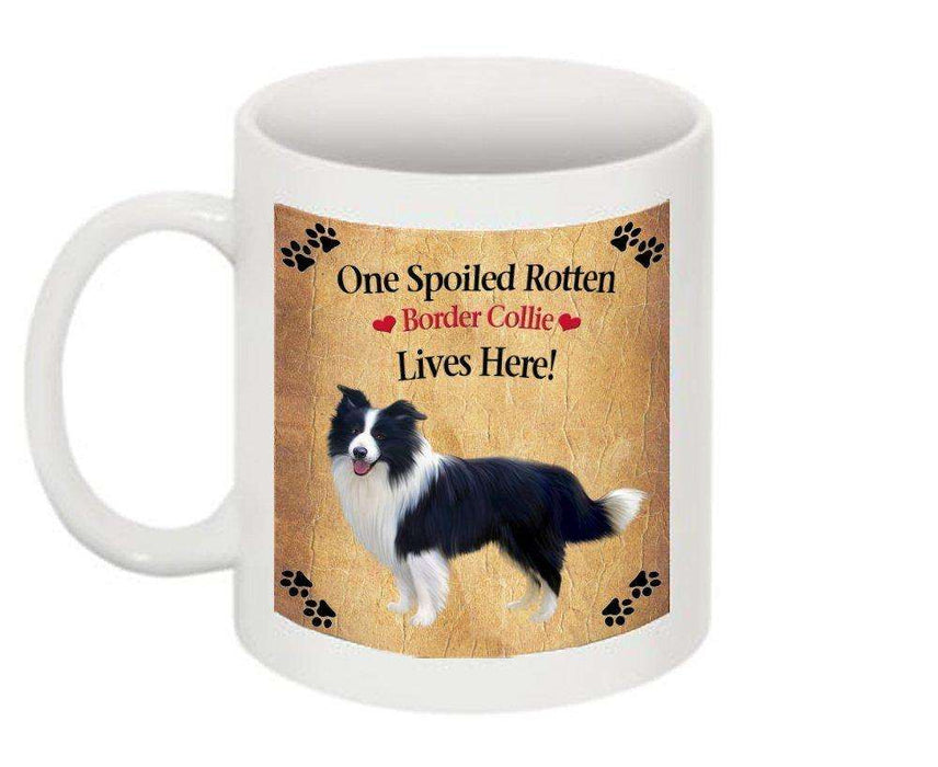 Border Collie Spoiled Rotten Dog Mug