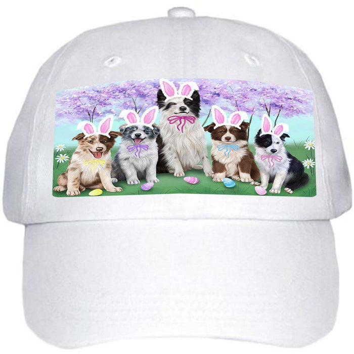 Border Collies Dog Easter Holiday Ball Hat Cap HAT50898