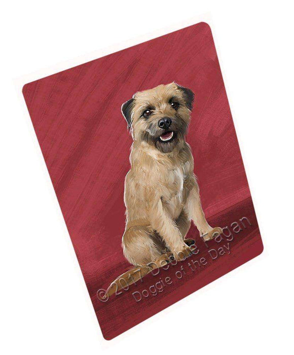 Border Terrier Dog Magnet Mini (3.5" x 2")