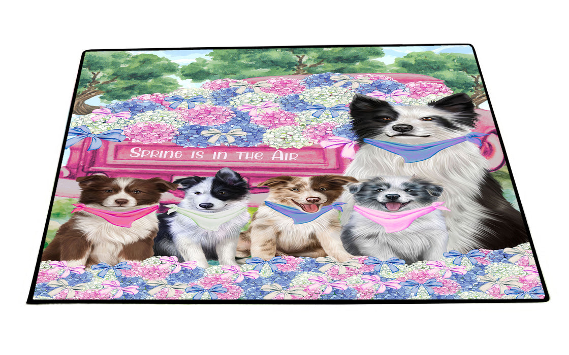 Border Collie Floor Mat: Explore a Variety of Designs, Anti-Slip Doormat for Indoor and Outdoor Welcome Mats, Personalized, Custom, Pet and Dog Lovers Gift