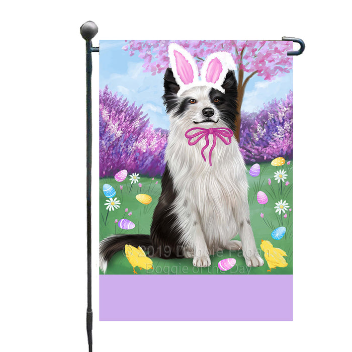 Personalized Easter Holiday Border Collie Dog Custom Garden Flags GFLG-DOTD-A58772