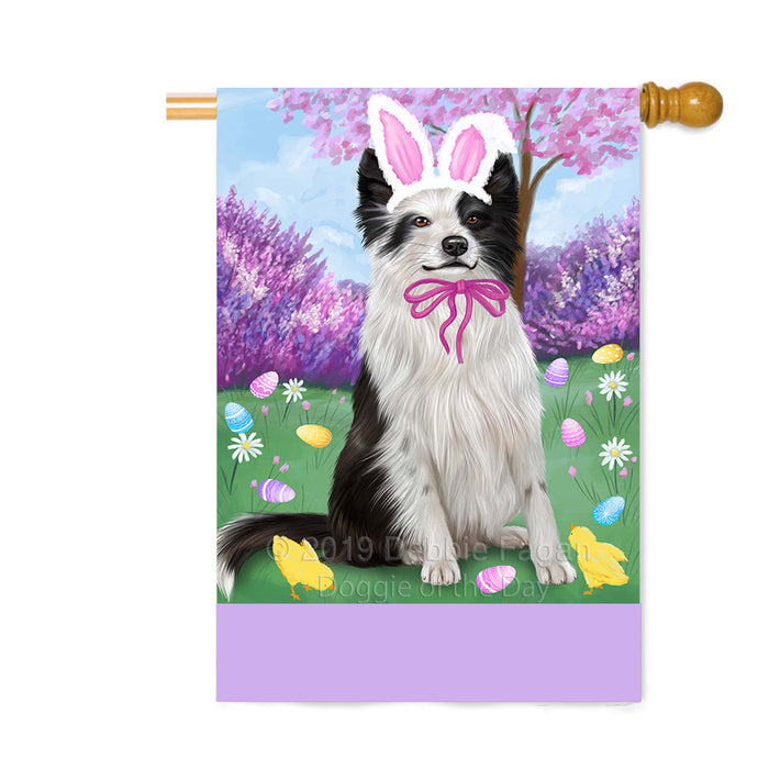 Personalized Easter Holiday Border Collie Dog Custom House Flag FLG-DOTD-A58828