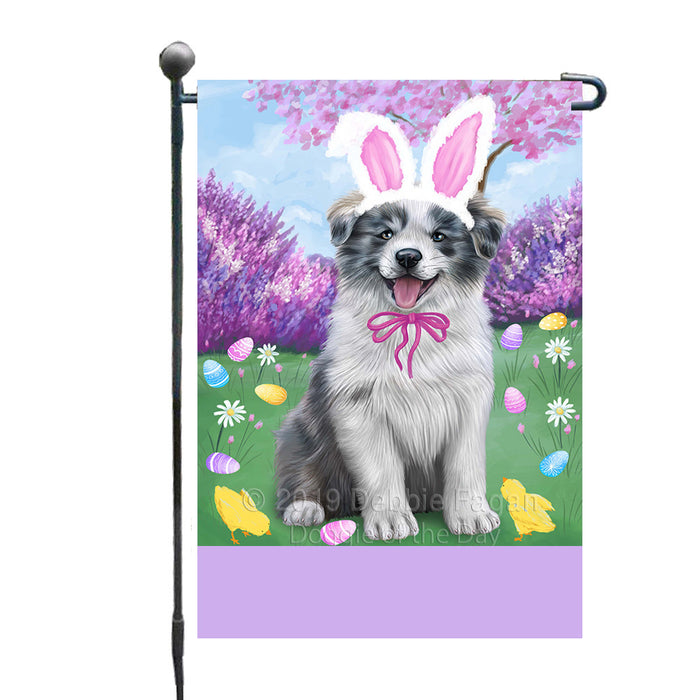 Personalized Easter Holiday Border Collie Dog Custom Garden Flags GFLG-DOTD-A58777