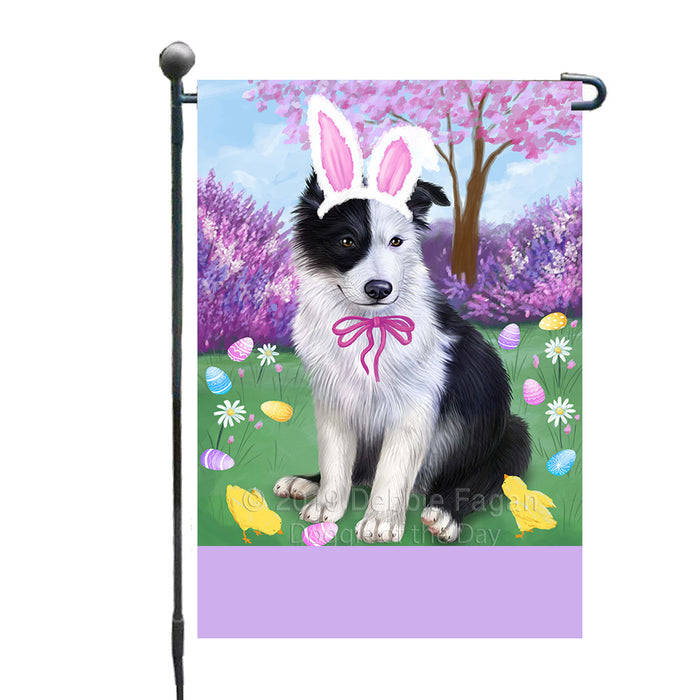Personalized Easter Holiday Border Collie Dog Custom Garden Flags GFLG-DOTD-A58775