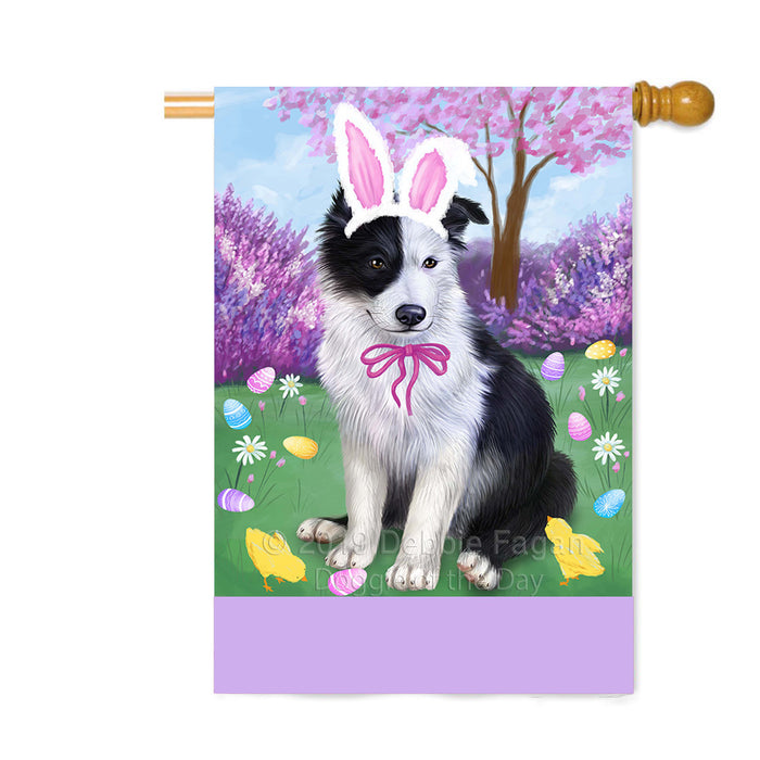 Personalized Easter Holiday Border Collie Dog Custom House Flag FLG-DOTD-A58831