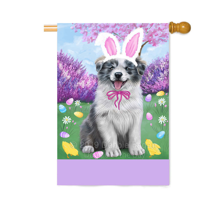 Personalized Easter Holiday Border Collie Dog Custom House Flag FLG-DOTD-A58833