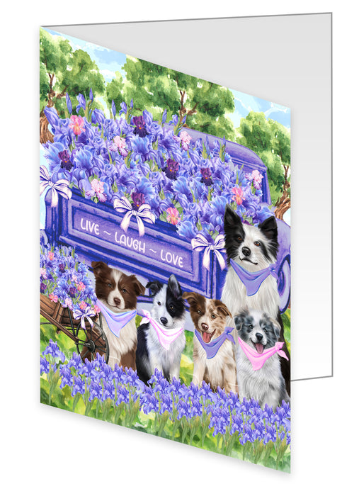 Border Collie Greeting Cards & Note Cards: Explore a Variety of Designs, Custom, Personalized, Halloween Invitation Card with Envelopes, Gifts for Dog Lovers