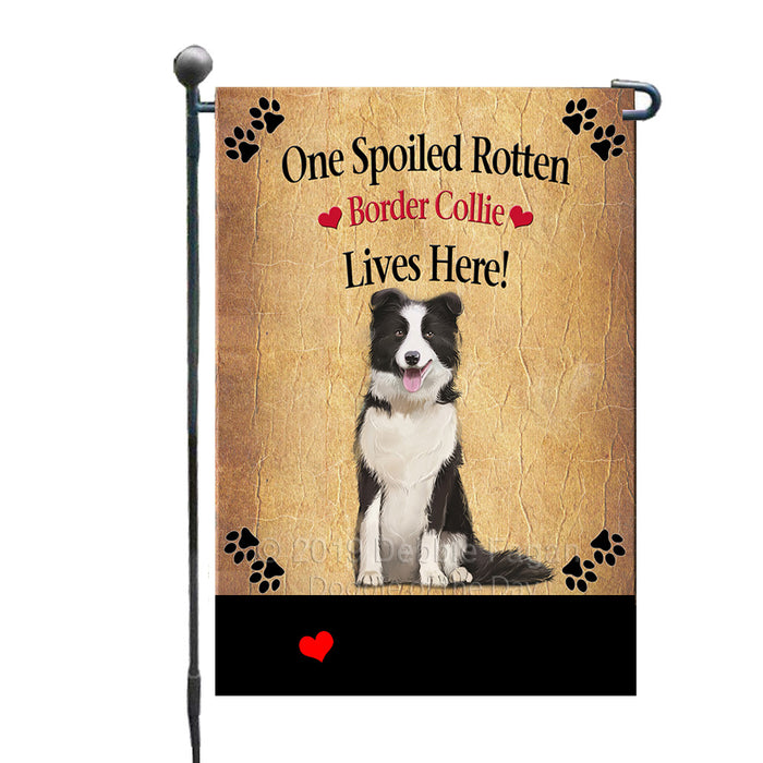 Personalized Spoiled Rotten Border Collie Dog GFLG-DOTD-A63134
