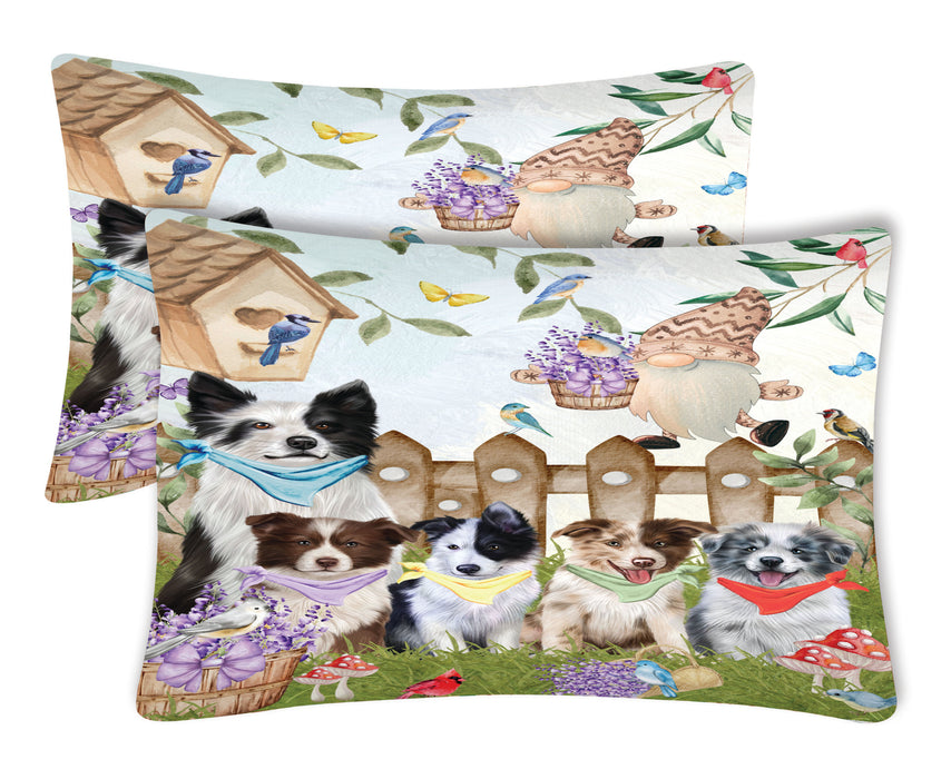 Border Collie Pillow Case: Explore a Variety of Personalized Designs, Custom, Soft and Cozy Pillowcases Set of 2, Pet & Dog Gifts