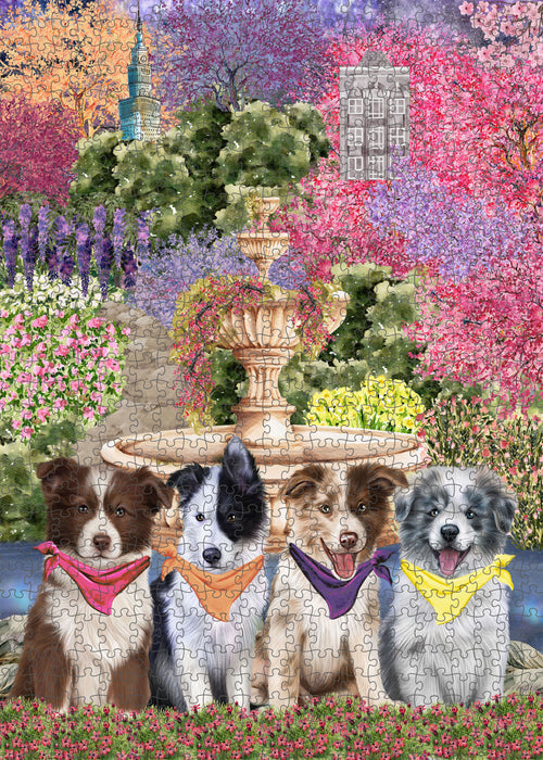 Border Collie Jigsaw Puzzle: Explore a Variety of Designs, Interlocking Halloween Puzzles for Adult, Custom, Personalized, Pet Gift for Dog Lovers