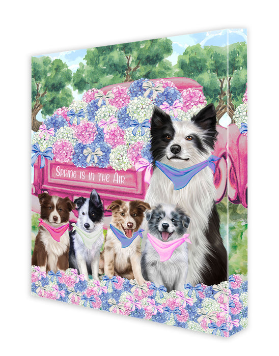 Border Collie Canvas: Explore a Variety of Custom Designs, Personalized, Digital Art Wall Painting, Ready to Hang Room Decor, Gift for Pet & Dog Lovers