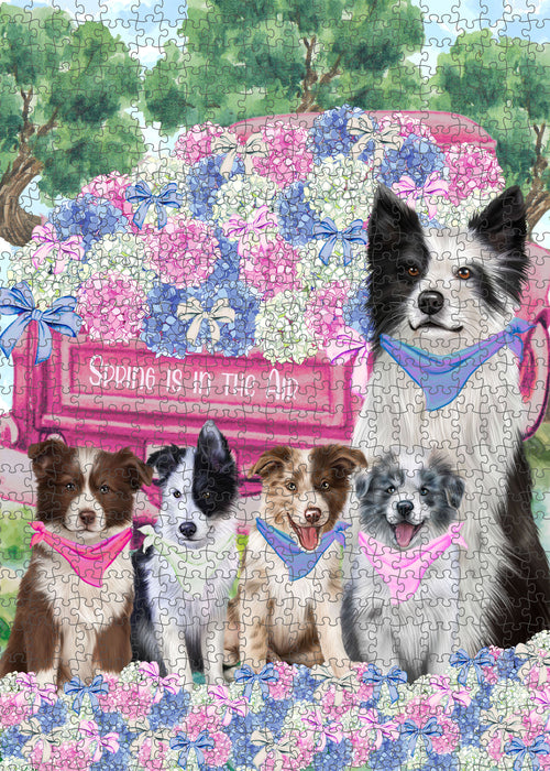 Border Collie Jigsaw Puzzle: Explore a Variety of Designs, Interlocking Puzzles Games for Adult, Custom, Personalized, Gift for Dog and Pet Lovers