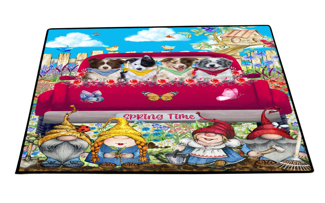 Border Collie Floor Mat: Explore a Variety of Designs, Custom, Personalized, Anti-Slip Door Mats for Indoor and Outdoor, Gift for Dog and Pet Lovers