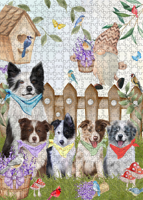 Border Collie Jigsaw Puzzle: Explore a Variety of Personalized Designs, Interlocking Puzzles Games for Adult, Custom, Dog Lover's Gifts